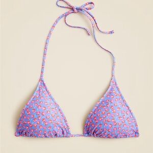 J. Crew NWT Perfect Bikini TOP ‘Summer Fields’ print -SMALL. SOLD OUT!